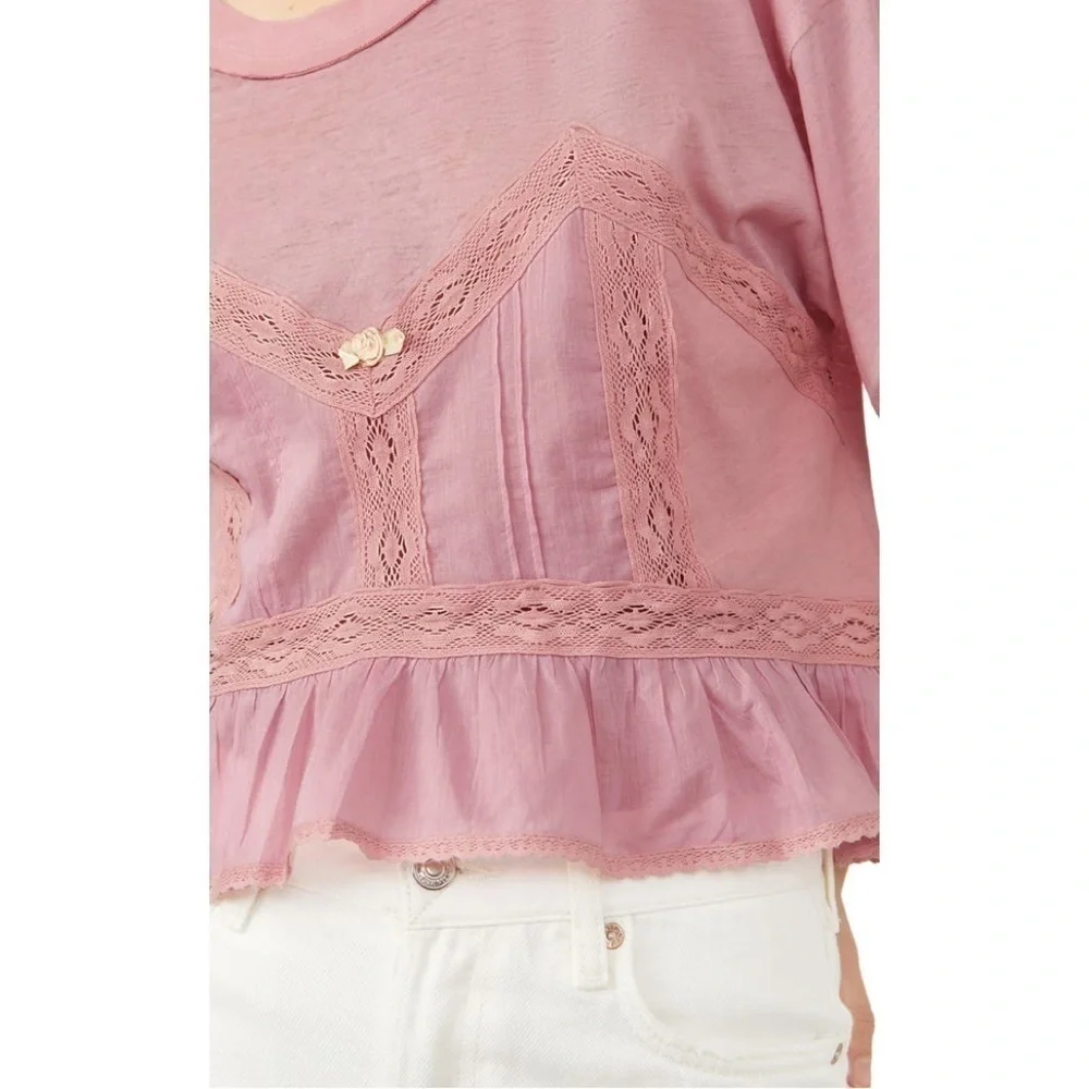 Free People Fall in Love Tee. - Picture 2 of 5